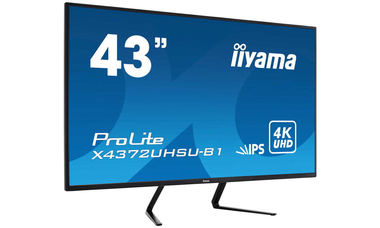 Biznesowy monitor iiyama X4372UHSU-B1 4K