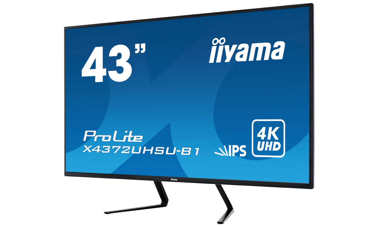 Biznesowy monitor iiyama X4372UHSU-B1 4K