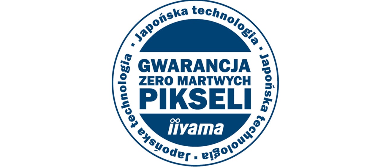 Gwarancja Iiiyama „Zero martwych pikseli”