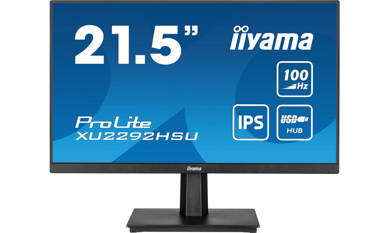 iiyama XU2292HSU-B6 widok z przodu