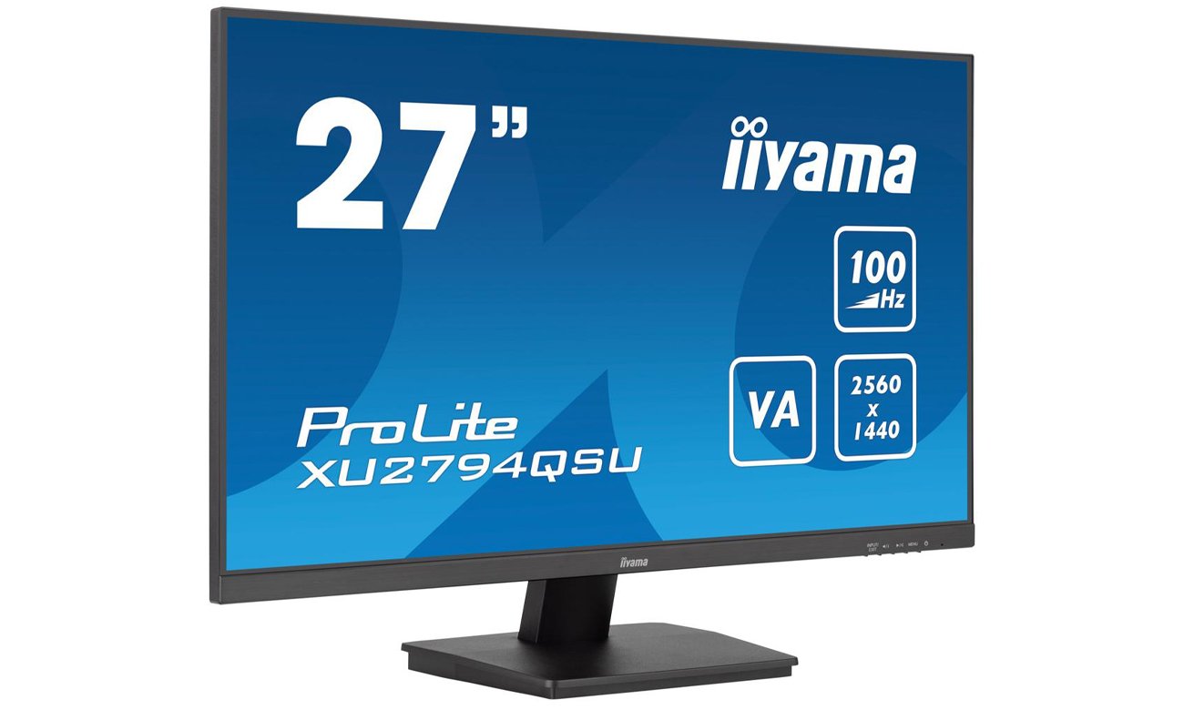 iiyama XU2794QSU-B6 widok z przodu
