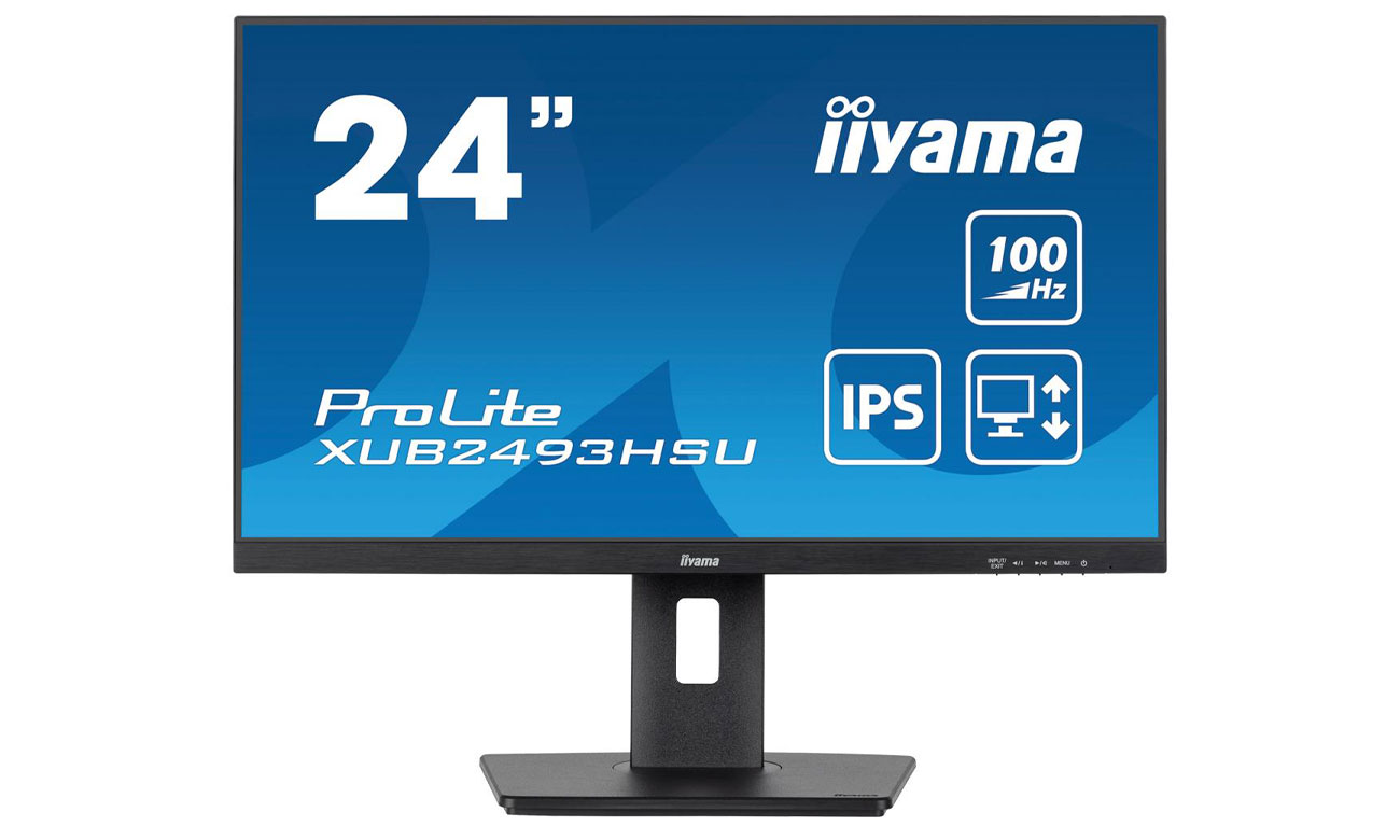 iiyama XUB2493HSU-B6 widok z przodu
