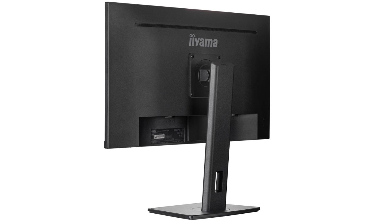 iiyama XUB2793QS-B1 widok z tyłu pod kątem