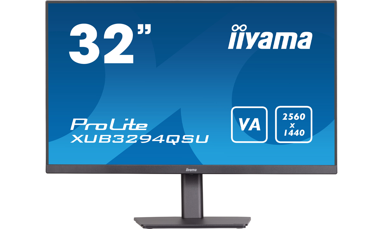 iiyama ProLite XUB3294QSU-B1 widok z przodu