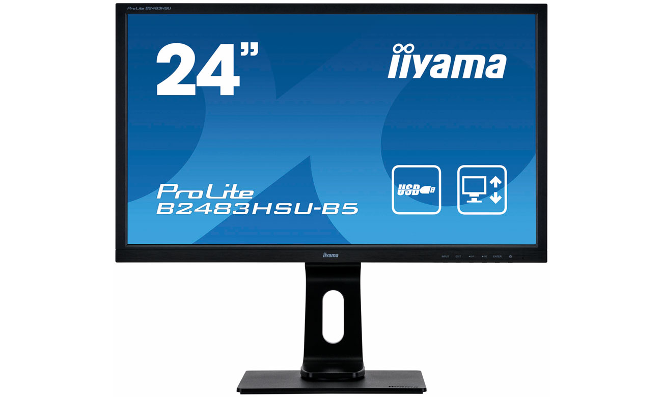 Monitor do domu i do biura iiyama B2483HSU-B5