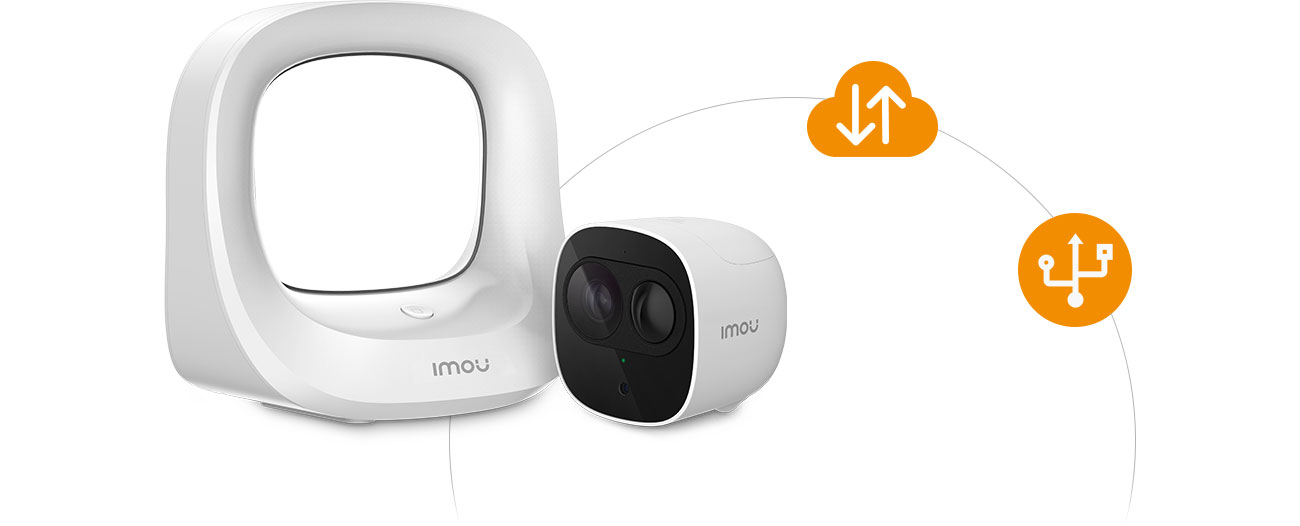 Imou Cell Pro - Zapis nagrań w chmurze i lokalnie