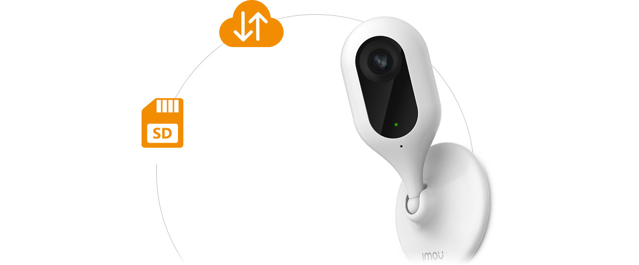 Imou Cue 1080p IPC-C22P-IMOU Zapis na micro SD, chmurze