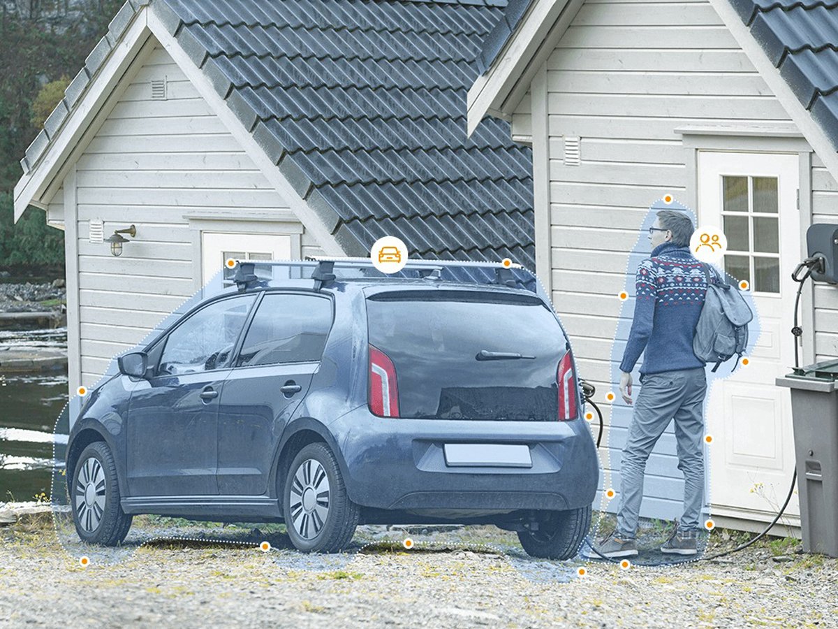 Inteligentna kamera z żarówką Imou Bulb Cam - Funkcja wykrywania ludzi i pojazdów
