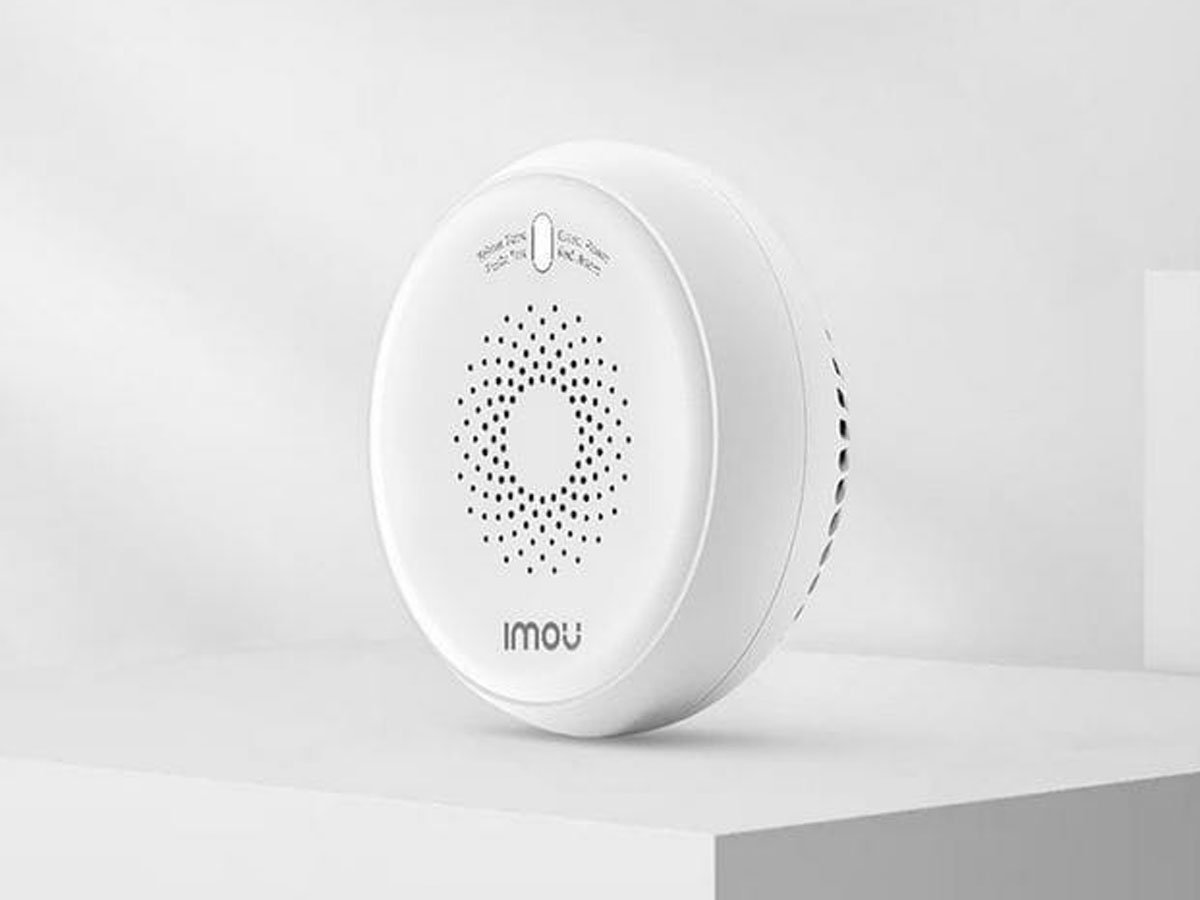Czujnik gazu IMOU Gas Detector Alarm JT-GA100 - Widok ogólny, grafika z tłem