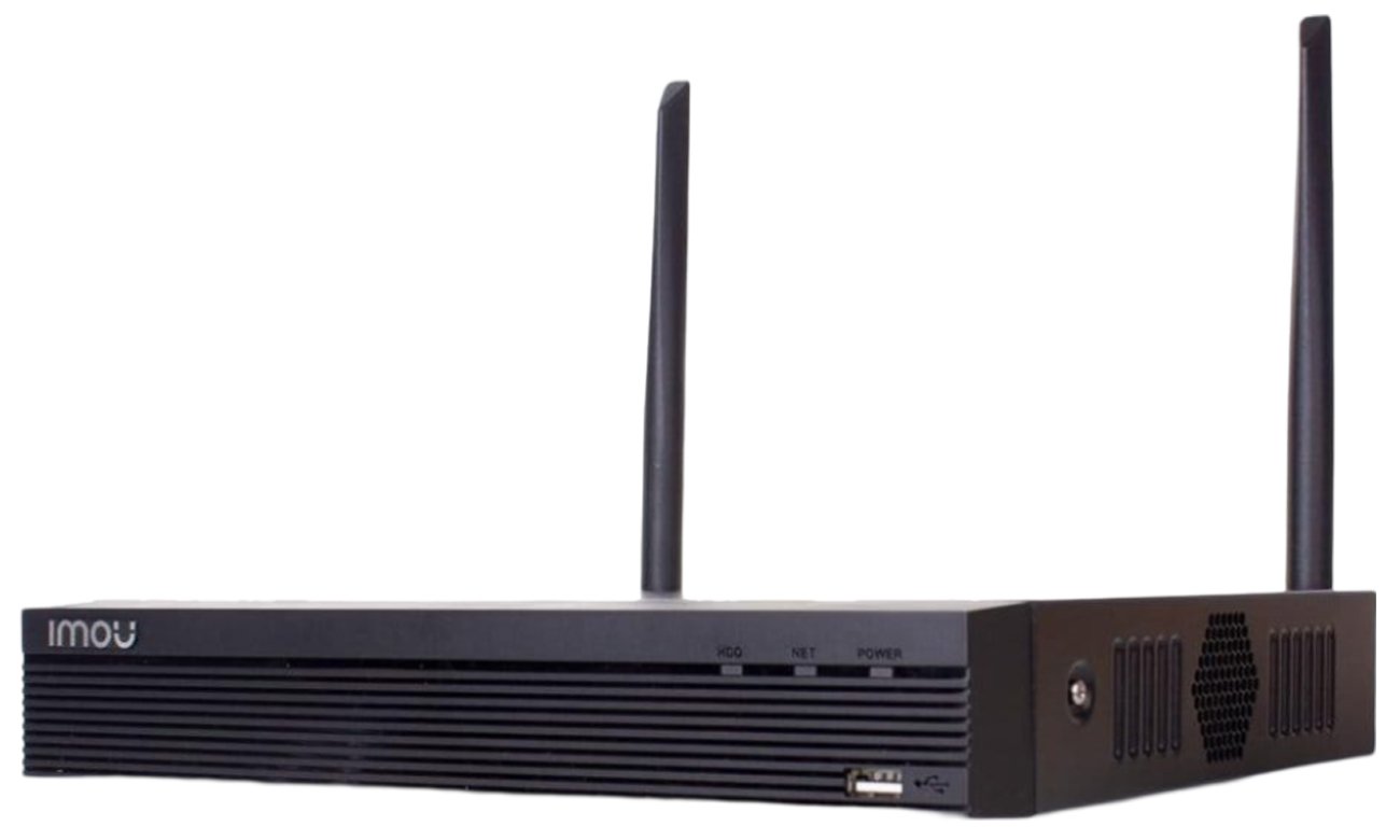 Rejestrator IP Imou NVR1104HS-W-S2 Wi-Fi na 4 kamery - Widok od przodu pod kątem