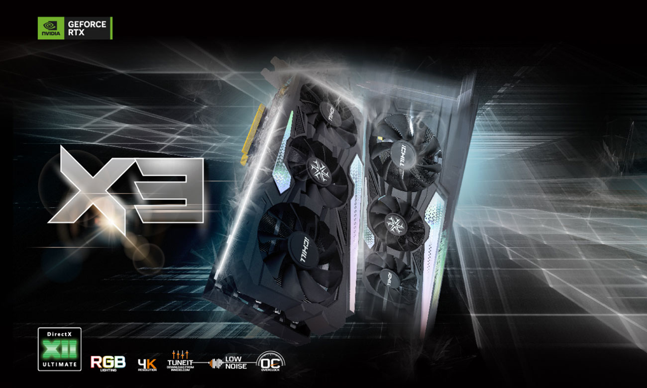Inno3D GeForce RTX 4060 Ti iChill X3 Chłodzenie
