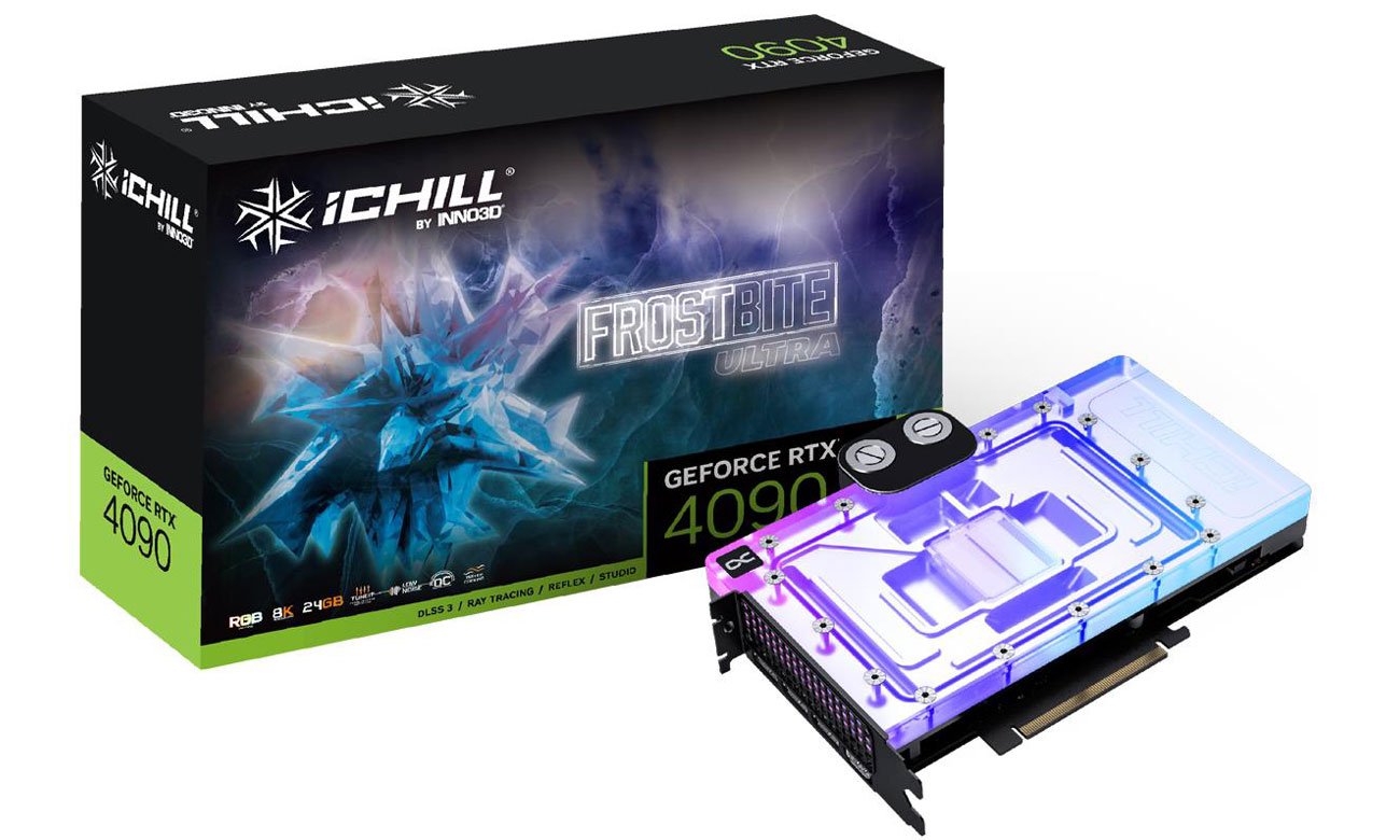 Inno3D GeForce RTX 4090 iChill Frostbite 24GB GDDR6X 