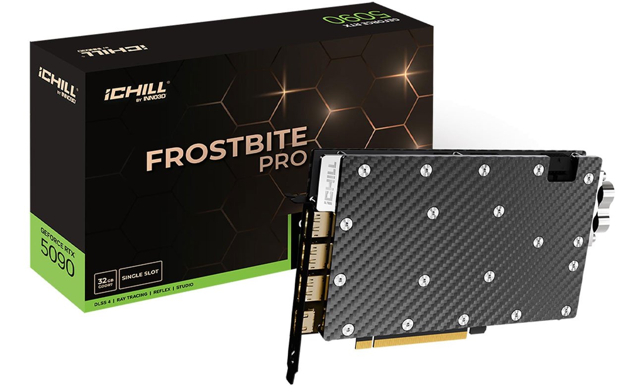 Karta graficzna INNO3D GeForce RTX 5090 iChill Frostbite Pro 32GB GDDR7 DLSS4