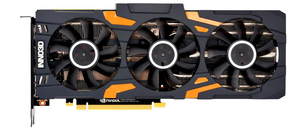 Inno3D GeForce RTX 2080 X3 GAMING OC 8GB wentylatory