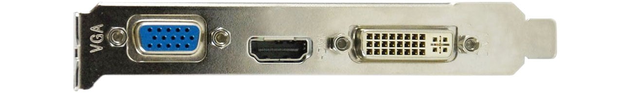 Inno3D GeForce GT 210 Złącza VGA, HDMI, DVI