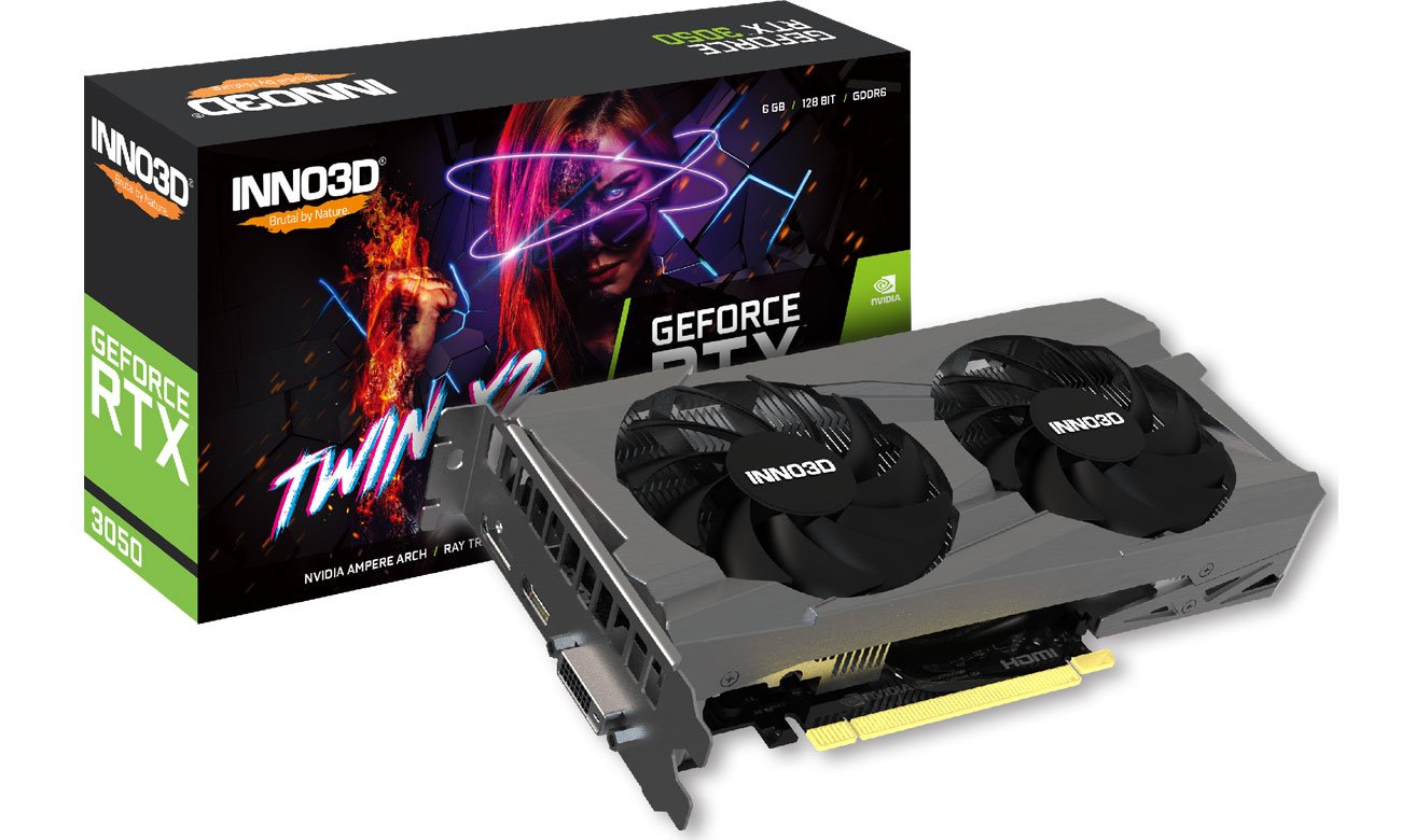 Inno3D GeForce RTX 3050 Twin X2 6 GB GDDR6