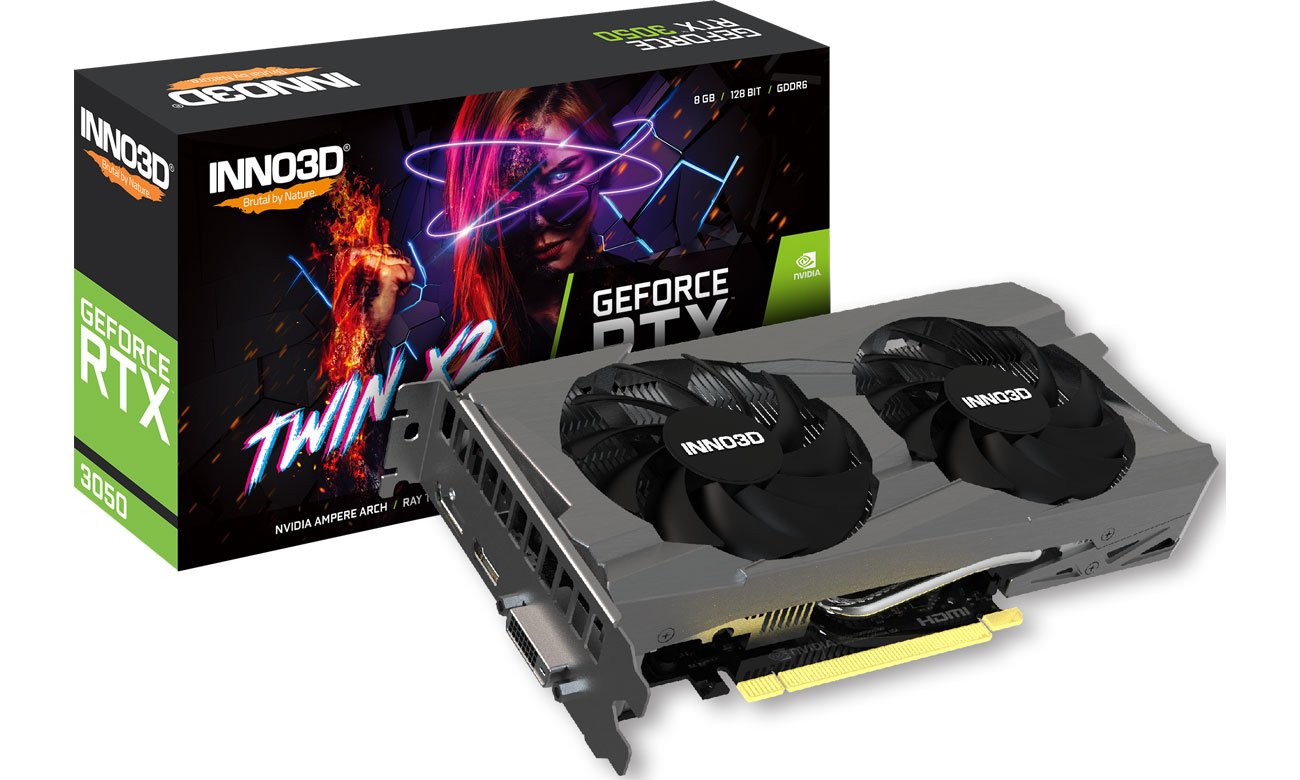 Inno3D GeForce RTX 3050 Twin X2 8 GB GDDR6