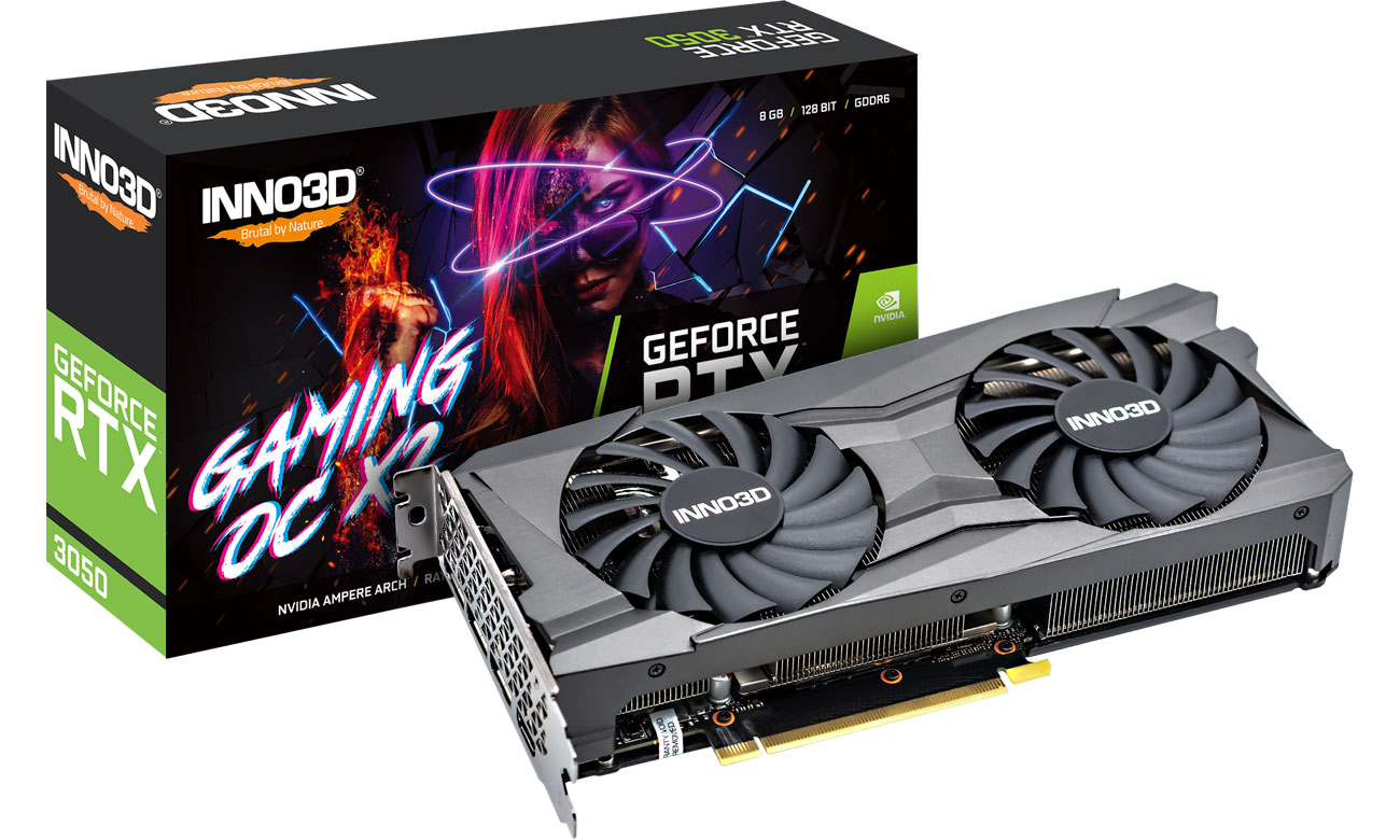 Inno3D GeForce RTX 3050 Gaming OC 8GB GDDR6 karta graficzna box
