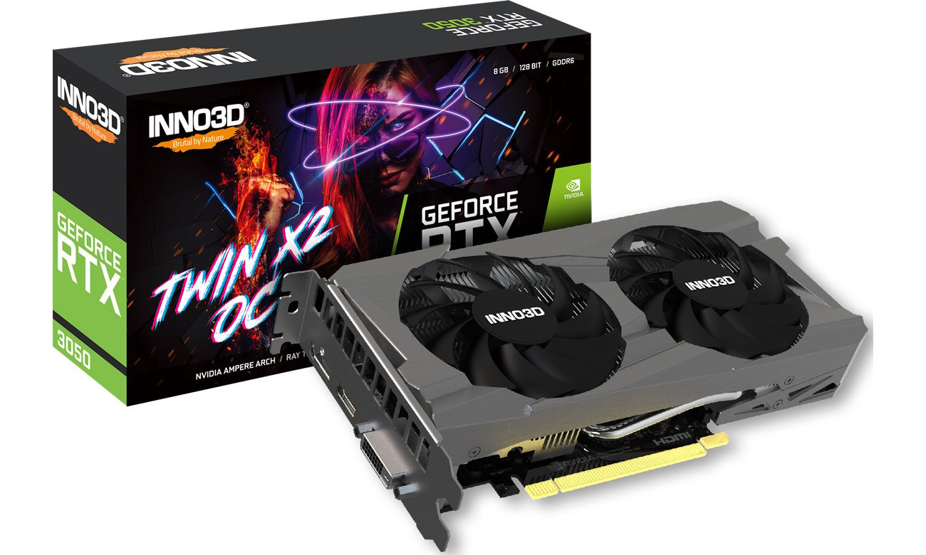 Inno3D GeForce RTX 3050 Twin X2 OC V2 8 GB GDDR6