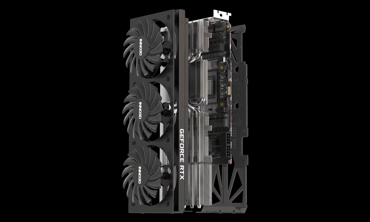 Inno3D GeForce RTX 3080 X3 LHR Chłodzenie