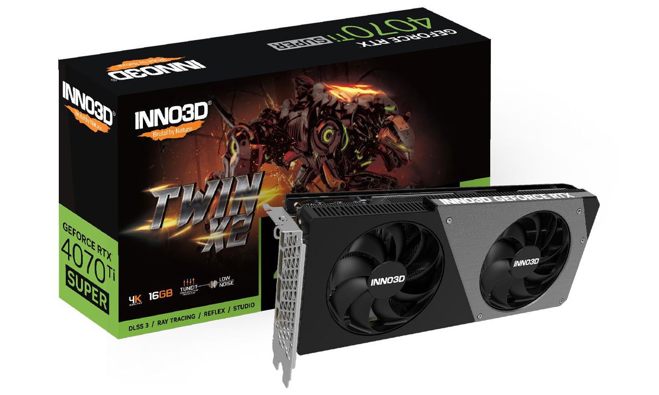 Inno3D GeForce RTX 4070 Ti Super Twin X2 16 ГБ GDDR6X