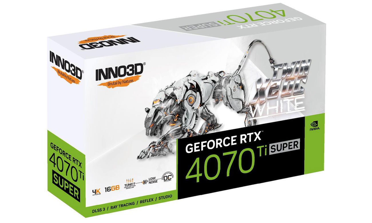 Inno3D GeForce RTX 4070 Ti Super Twin X2 OC White 16GB GDDR6X Охлаждение