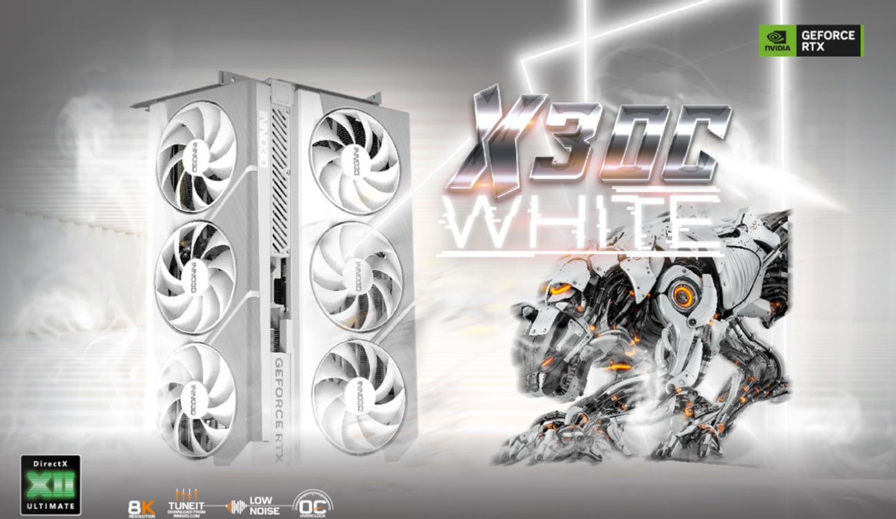Inno3D GeForce RTX 4090 X3 OC Chłodzenie