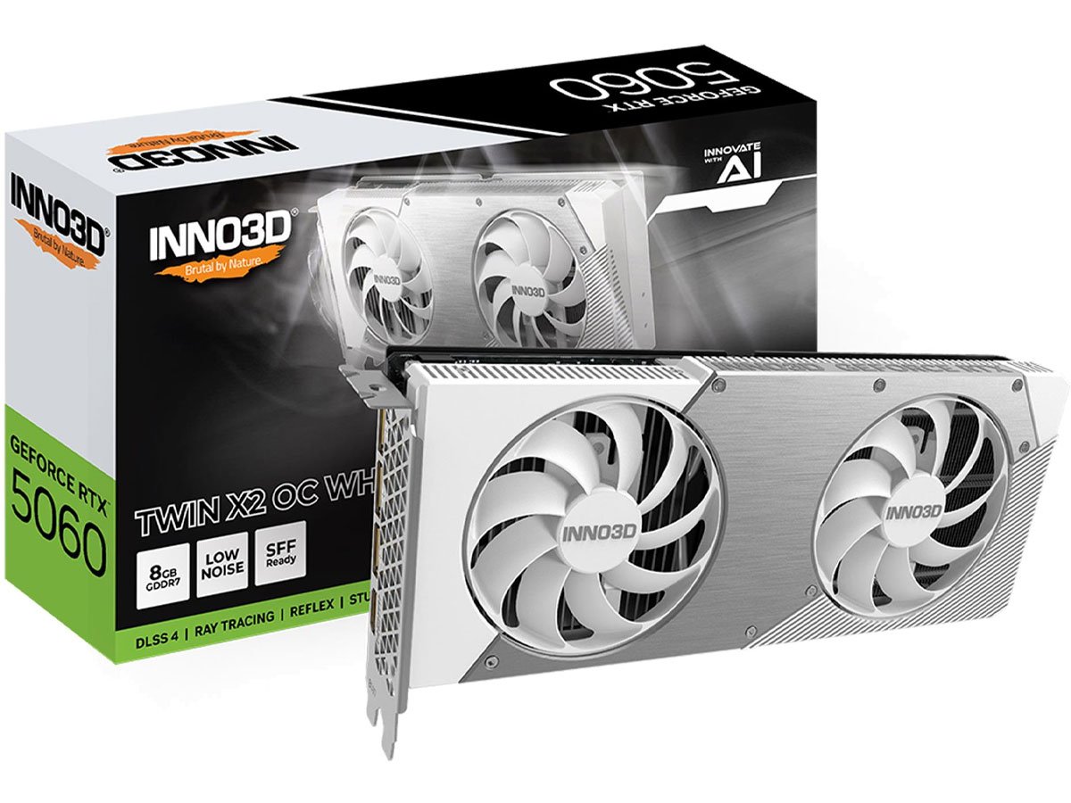 INNO3D GeForce RTX 5060 X2 OC White 8GB