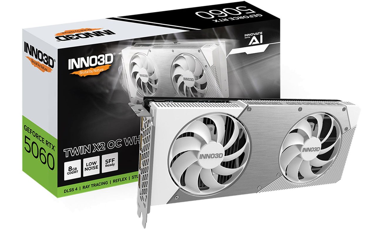 INNO3D GeForce RTX 5060 X2 OC White 8GB