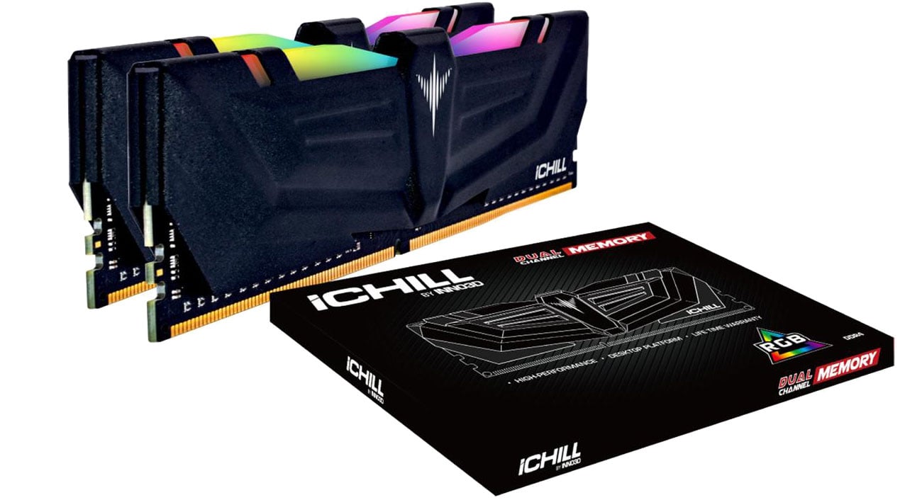 Pamięć RAM DDR4 Inno3D 16GB 3000MHz iCHILL RGB CL15 (2x8GB) RCX2-16G3000R