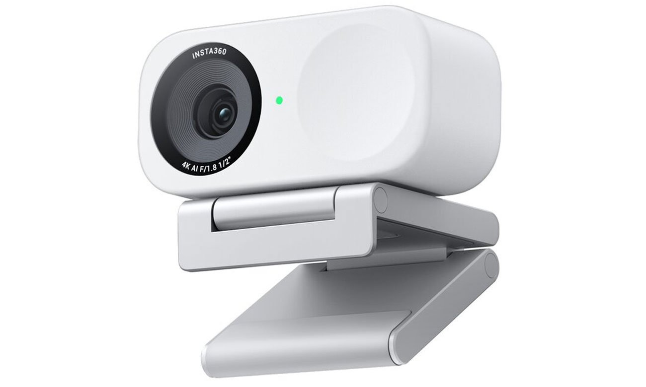 Kamera internetowa Insta360 Link 2C Biała - Widok od przodu pod kątem