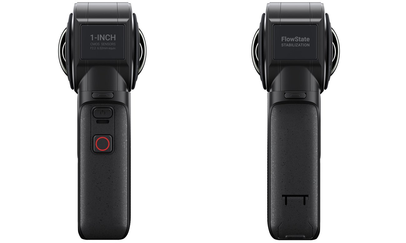 Insta360 ONE RS 1-дюймова спортивна камера 360 Edition - вид зліва та справа