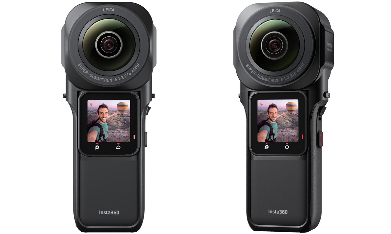 1-дюймова спортивна камера Insta360 ONE RS 360 Edition – кутовий вид спереду
