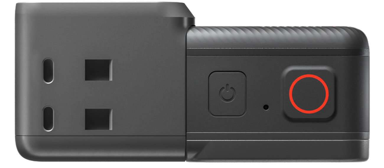 Kamera sportowa Insta360 ONE RS Boosted 4K Edition - Widok od góry