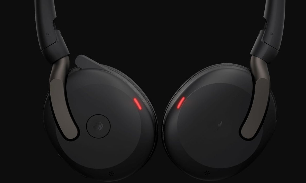 Słuchawki Jabra Evolve2 65 Flex Stereo czerwona dioda