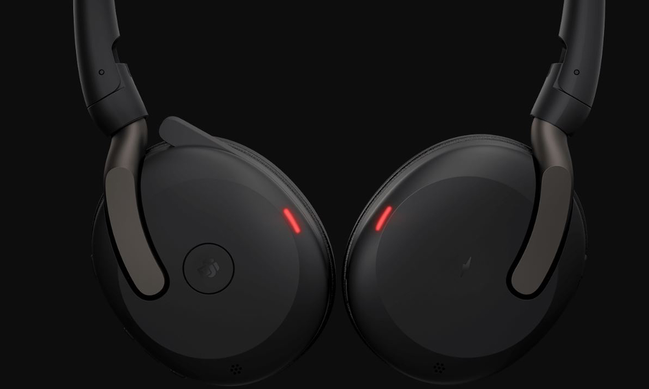Słuchawki Jabra Evolve2 65 Flex Stereo czerwona dioda