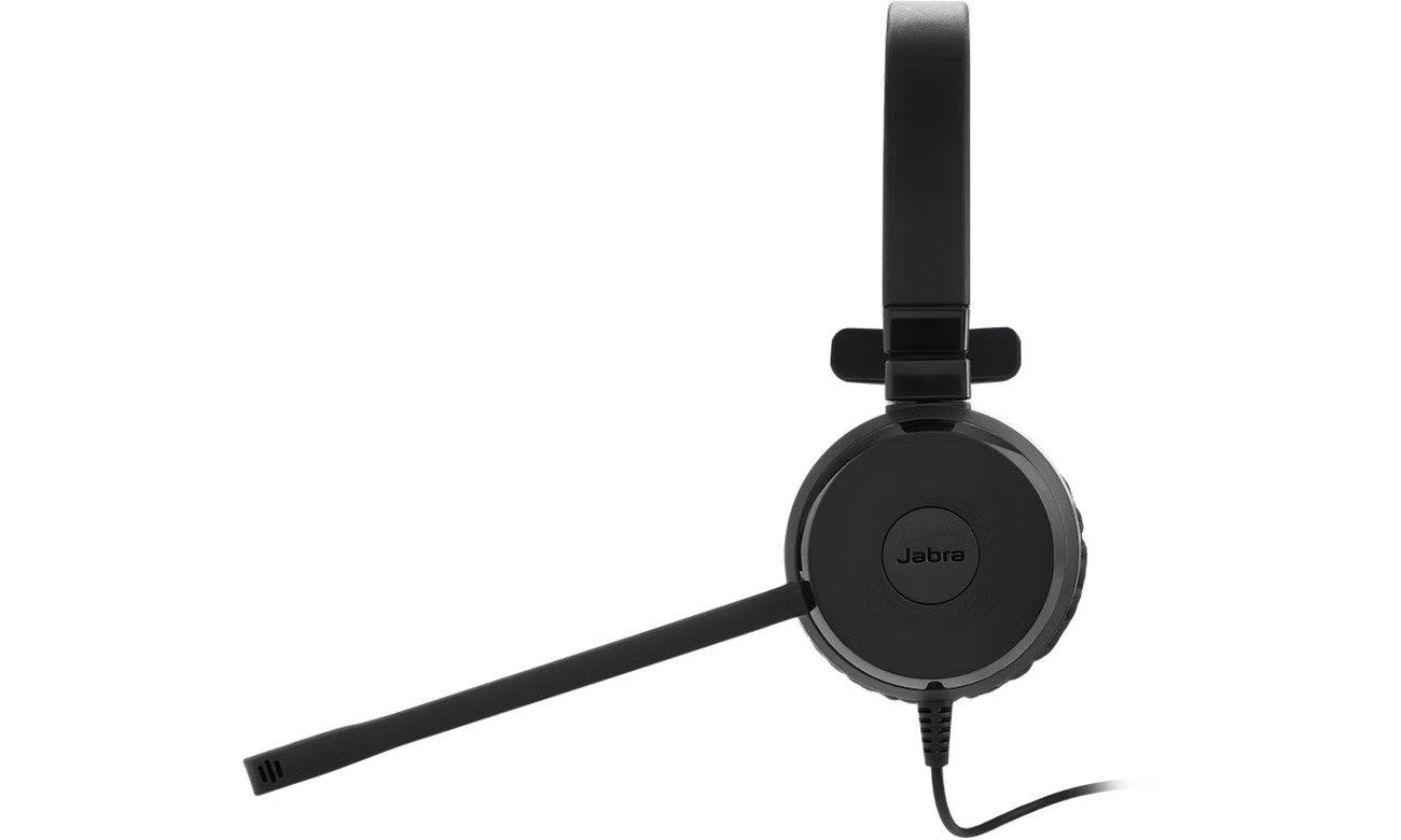 Zestaw słuchawkowy Jabra Evolve 20 Mono - Widok z boku