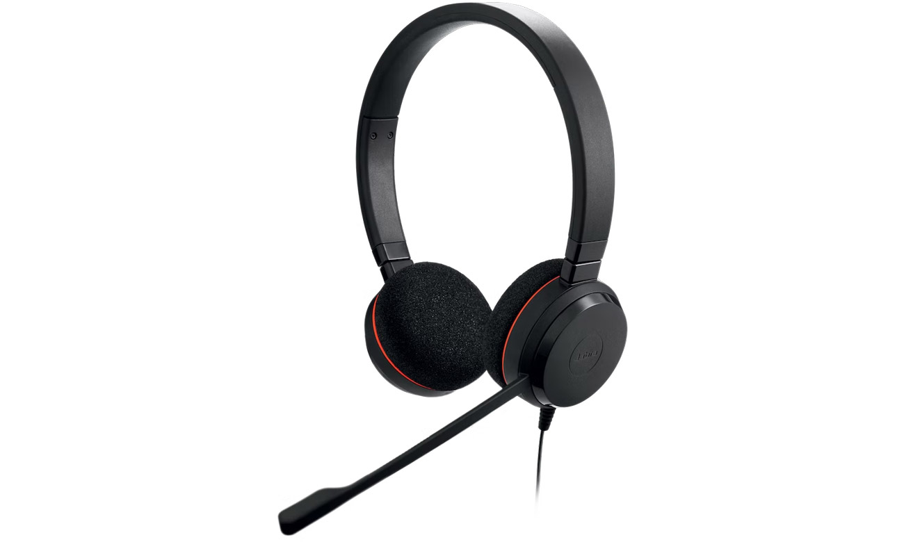 Zestaw słuchawkowy Jabra Evolve 20SE Stereo USB-C MS - Widok od przodu pod kątem