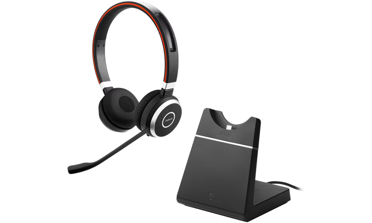 Zestaw słuchawkowy Jabra Evolve 65 MS Stereo + Stacja dokująca