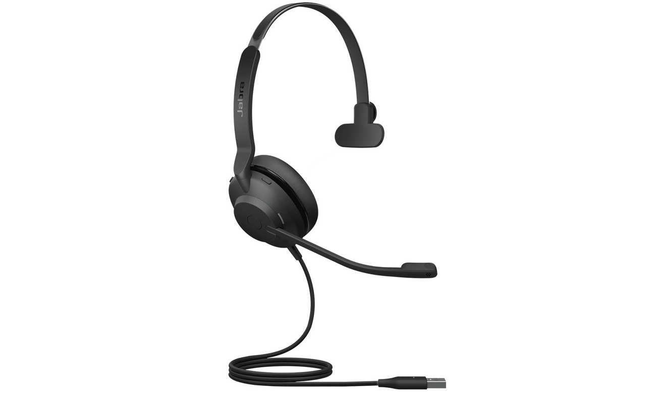 Zestaw słuchawkowy Jabra Evolve2 30 SE Mono UC USB-A - Widok od przodu pod kątem