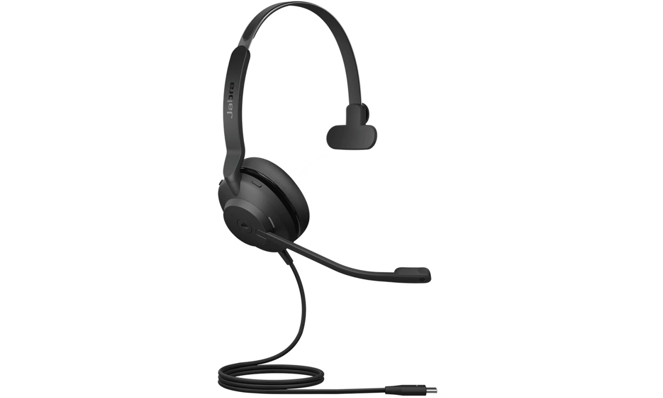 Zestaw słuchawkowy Jabra Evolve2 30 SE Mono MS USB-C - Widok od przodu pod kątem