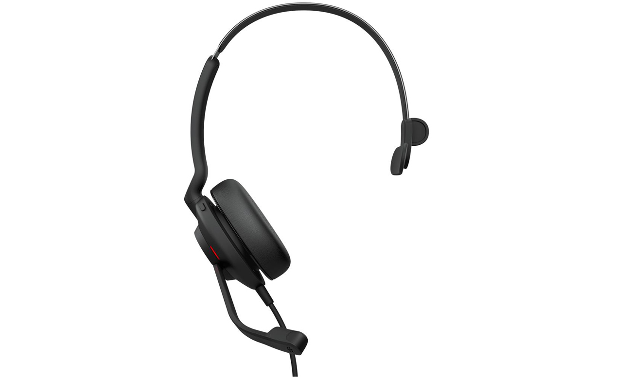 Zestaw słuchawkowy Jabra Evolve2 30 SE Mono MS USB-C - Widok od przodu pod kątem