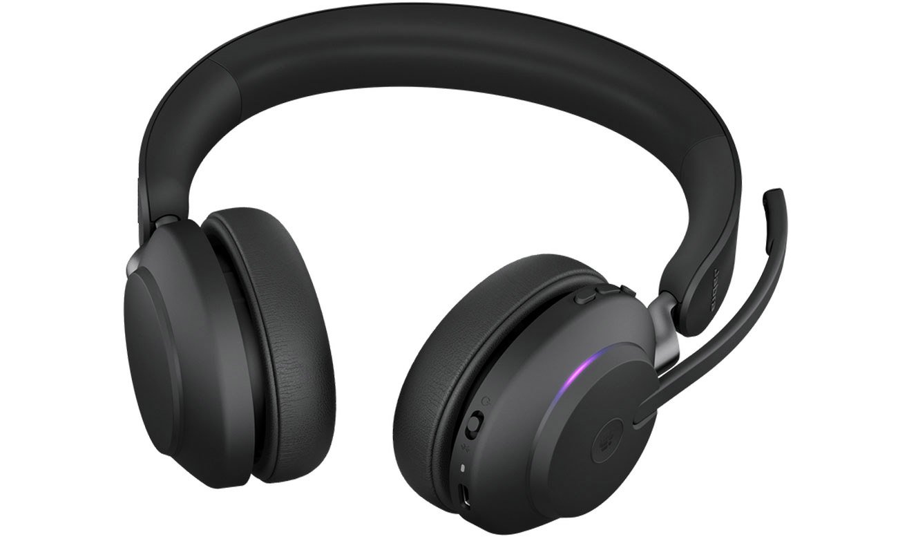 Zestaw słuchawkowy Jabra Evolve2 65 UC - Widok od przodu pod kątem