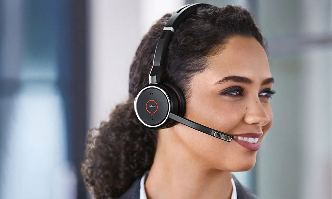 Zestaw słuchawkowy Jabra Evolve 75 SE Stereo - Dioda zajętości