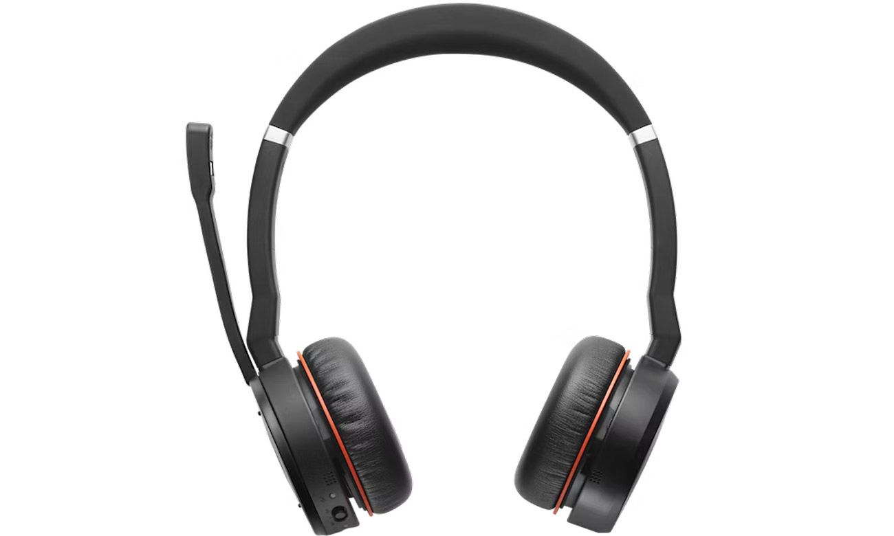 Zestaw słuchawkowy Jabra Evolve 75 SE Stereo - Widok od przodu pod kątem