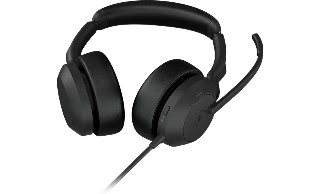 Zestaw słuchawkowy Jabra Evolve2 50 USB-C Stereo UC - Widok od dołu pod kątem