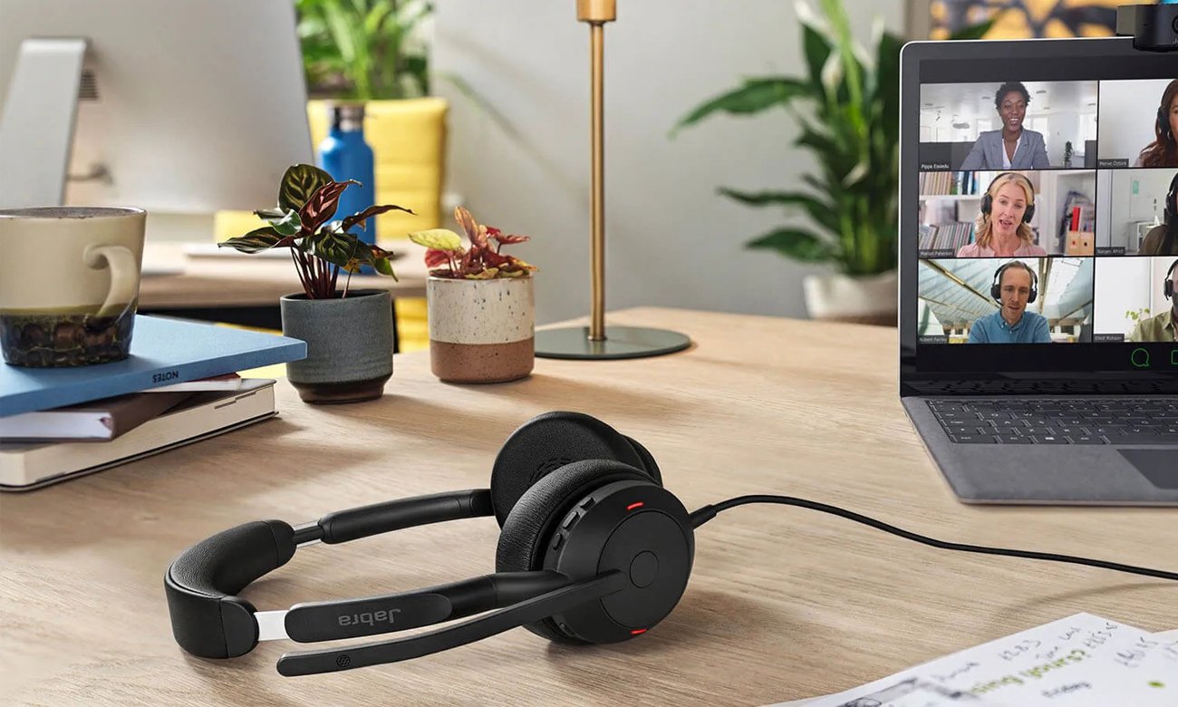 Zestaw słuchawkowy Jabra Evolve2 50 USB-A Stereo - Grafika lifestyle