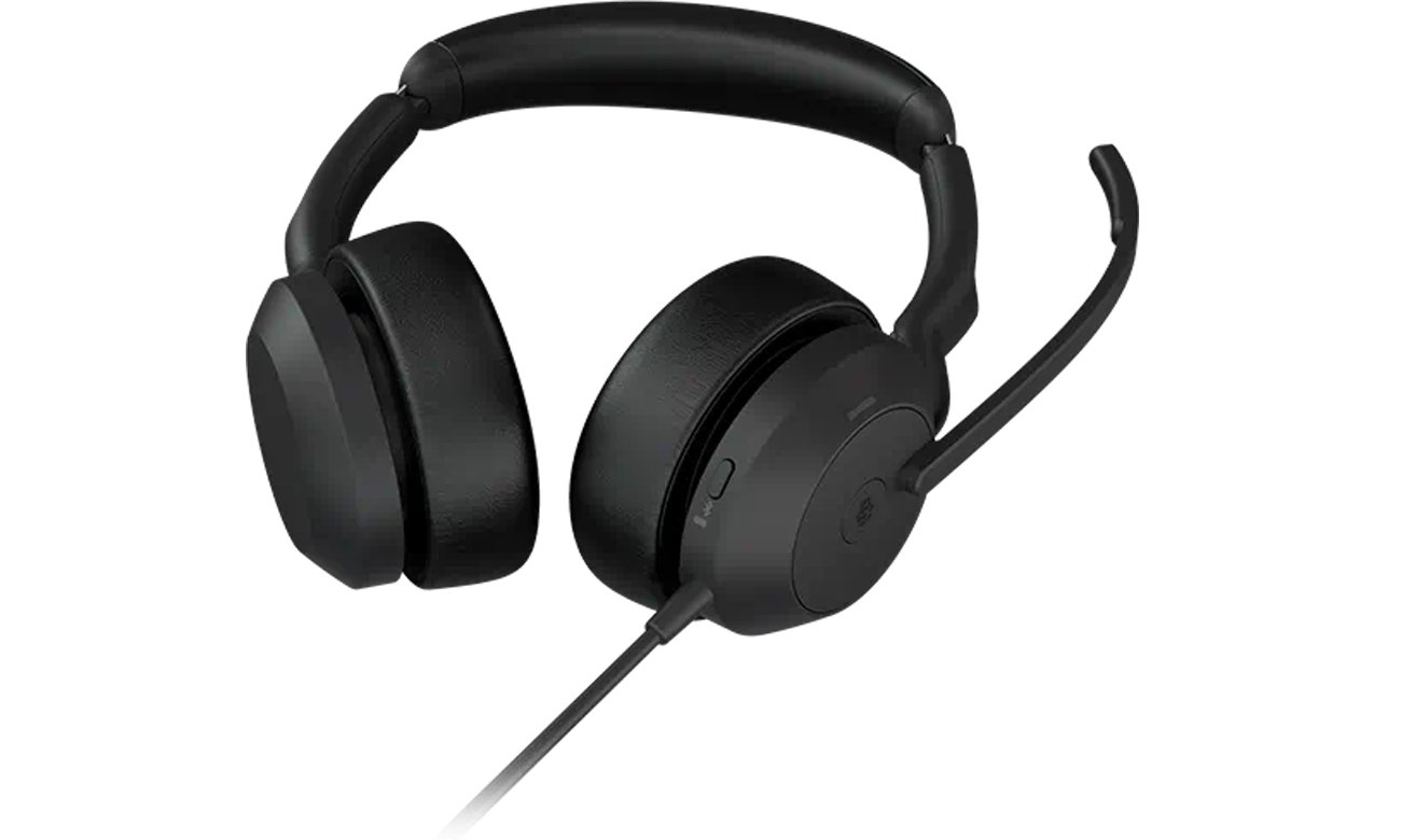 Zestaw słuchawkowy Jabra Evolve2 50 USB-A Stereo MS - Widok od dołu pod kątem
