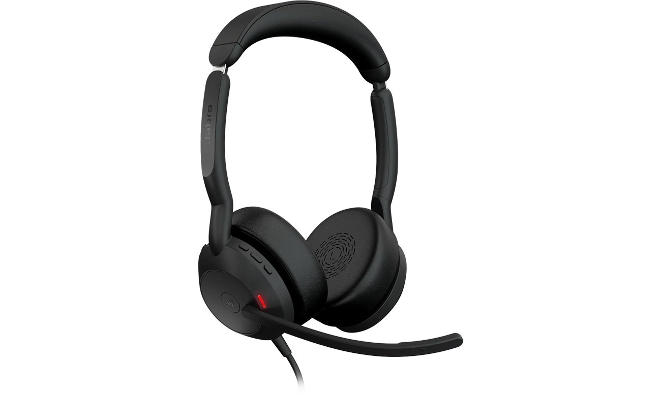 Zestaw słuchawkowy Jabra Evolve2 50 USB-A Stereo MS - Widok od przodu pod kątem