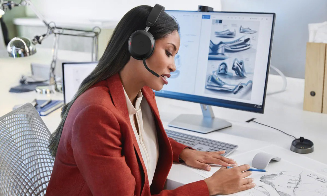 Zestaw słuchawkowy Jabra Evolve2 75 UC - Wygoda użytkowania